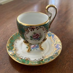 Limoges china- demitasse cup and saucer